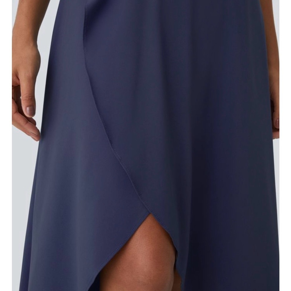 Breezeful™ High Waisted High Low Ruffle 2-in-1 Flowy Skirt - Picture 3 of 7